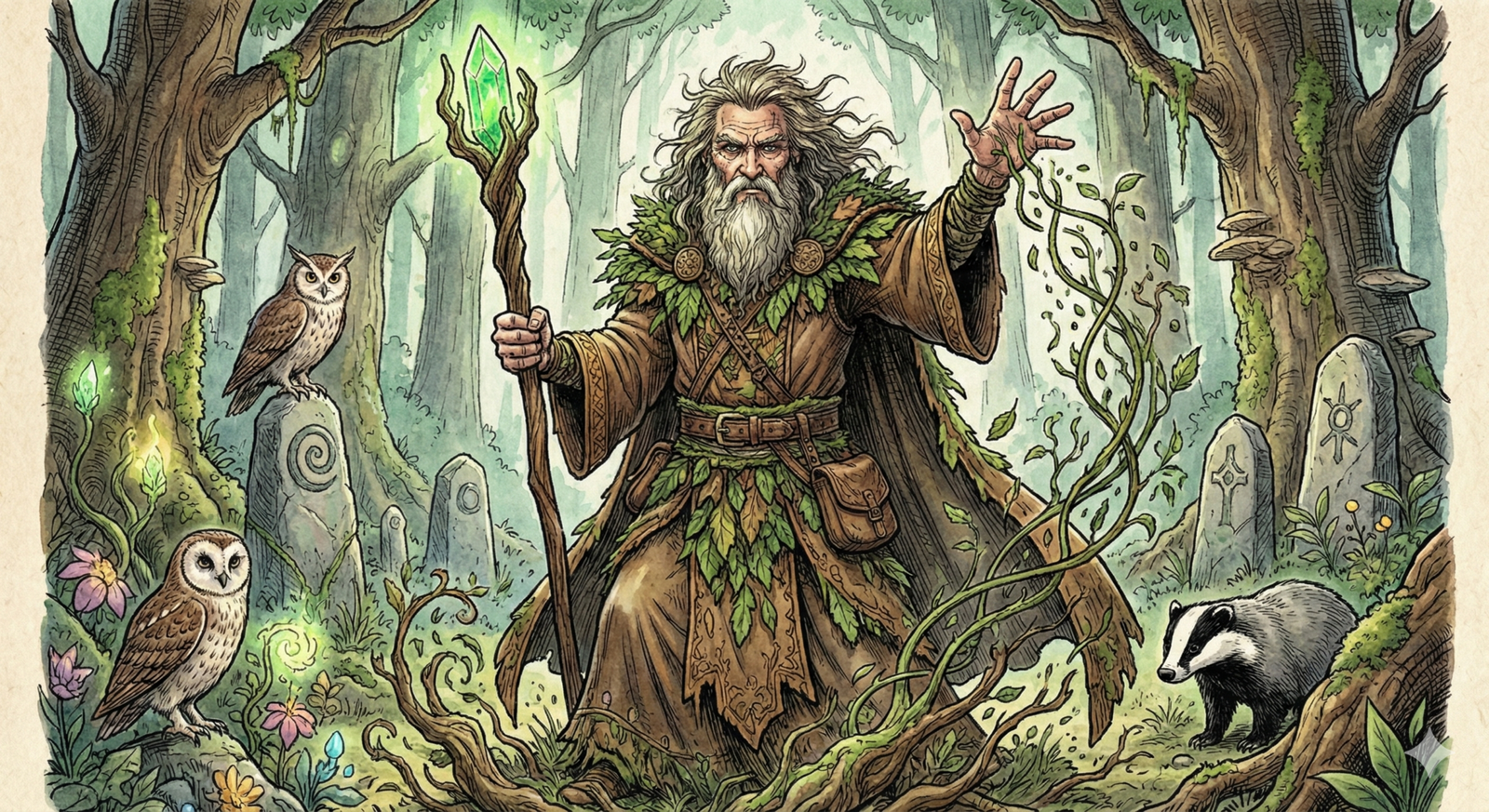 Três Itens Mágicos que Todo Druida de D&D 5E Deseja