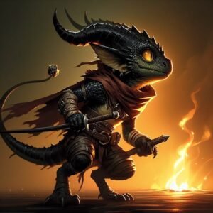 Pequeno reptiliano astuto, especialista em armadilhas, emboscadas subterrâneas e devoção fanática aos dragões.