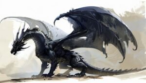Dragão Preto ancião D&D 5E Rotina de Mestre Guia Completo