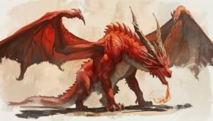 Dragão Vermelho ancião D&D 5E Rotina de Mestre