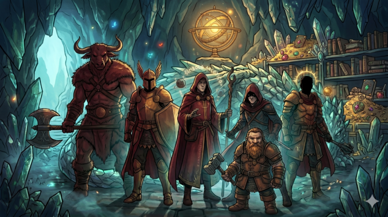 Guia completo das raças de Tormenta 20: Humano, Anão, Elfo, Lefou, Minotauro e mais, com sinergias raça + classe e builds recomendadas.