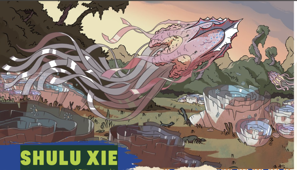 Shulu Xie em Wilderfeast: A Água-Viva de Vidro dos Céus (Beleza Mortal)