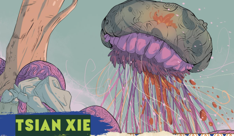 Tsian Xie em Wilderfeast: A Água-Viva de Fogo Que Cospe Chamas do Céu